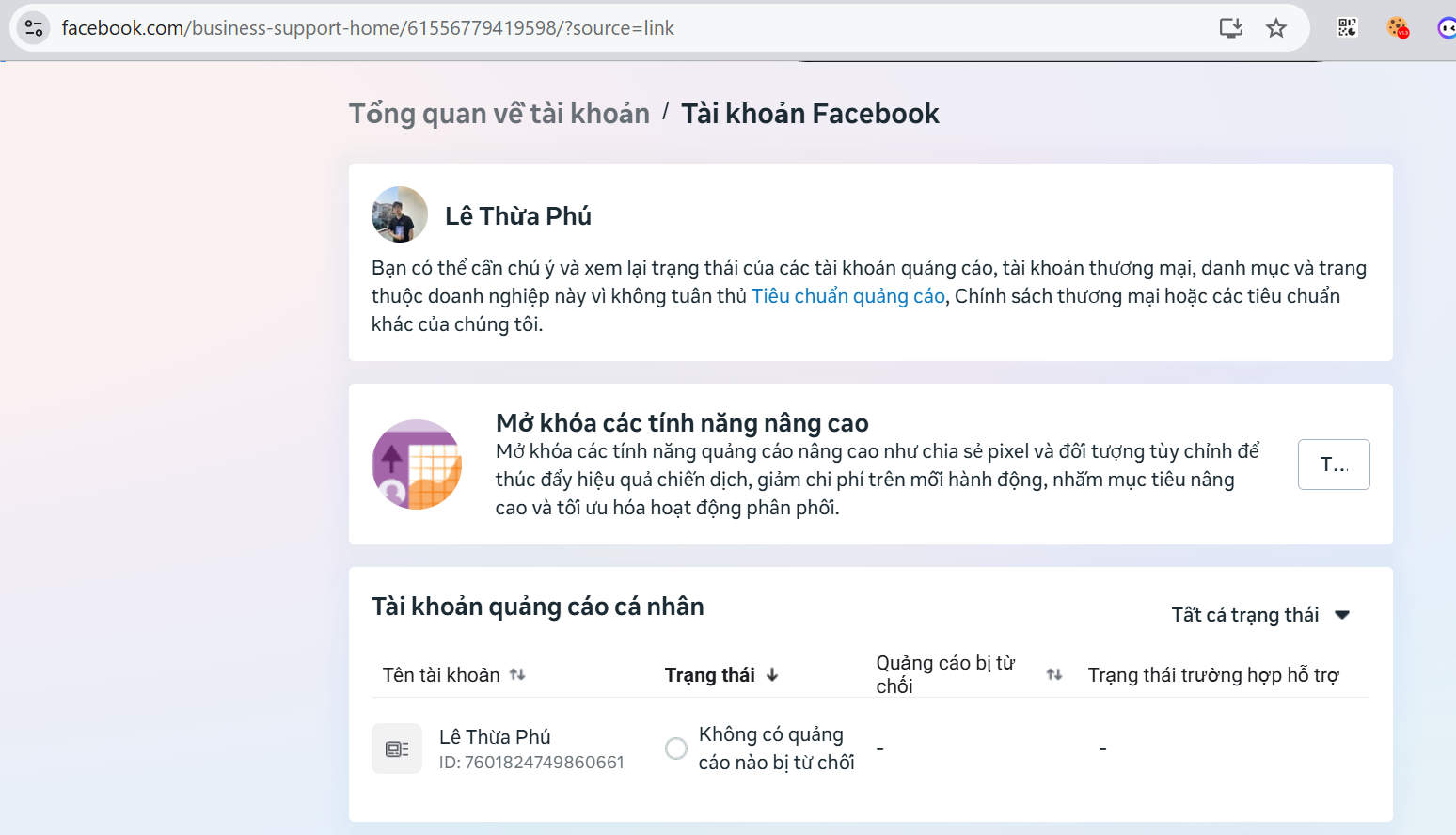 Tổng hợp link kháng nghị tài khoản quảng cáo Facebook mới nhất Link khang nghi chinh thuc tu Trung tam chat luong tai khoan