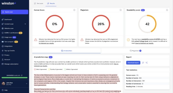 5 công cụ phát hiện nội dung AI chính xác nhất (AI detector 2025) Winston AI