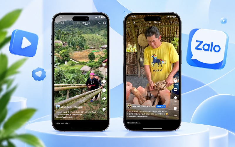 Cách tạo video lên xu hướng trên Zalo Video