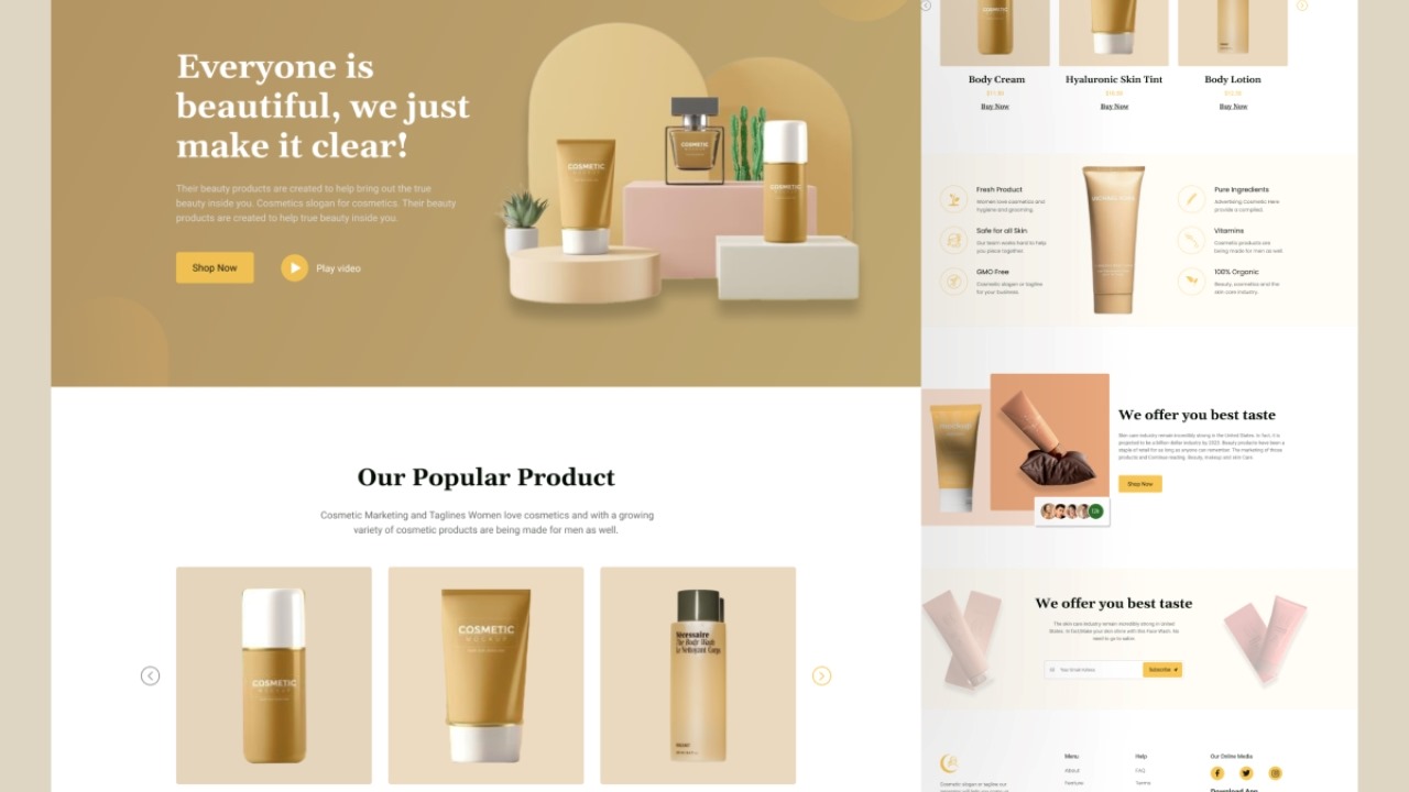 landing page my pham chay ads