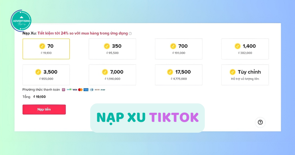 Cách Nạp Xu TikTok Giá Rẻ Nhất Thị Trường 2025 Cach Nap Xu TikTok Gia Re Nhat Thi Truong