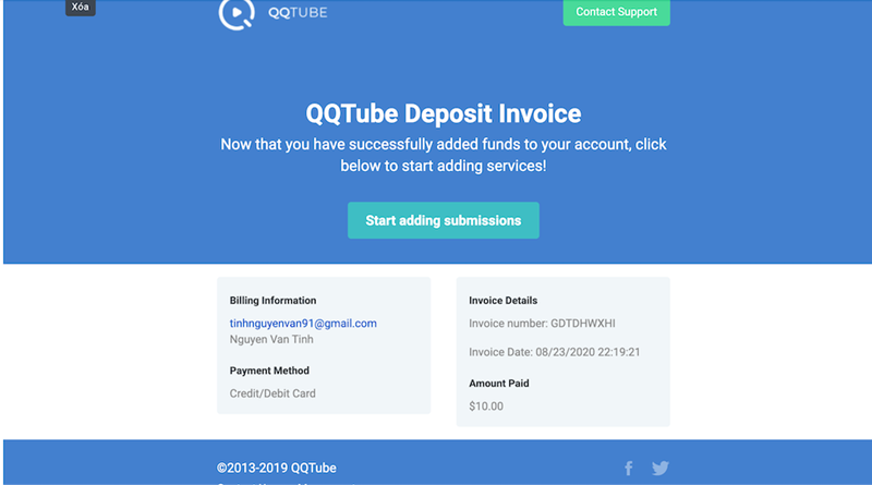QQtube - web tăng follow tiktok quốc tế