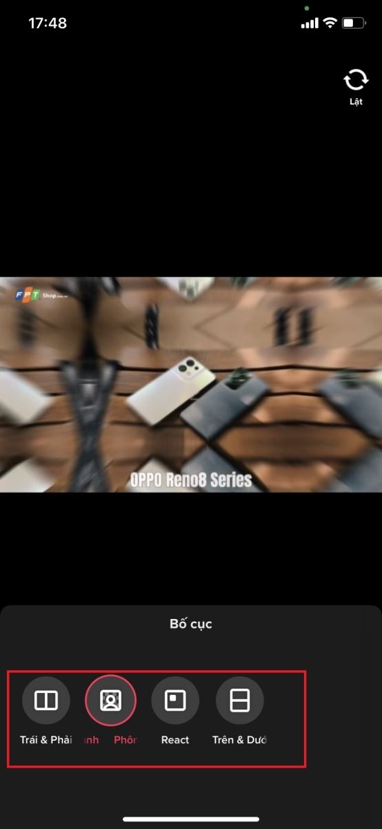 Duet trên TikTok là gì? Cách làm video duet với người khác tuy chon bo cuc khi duet