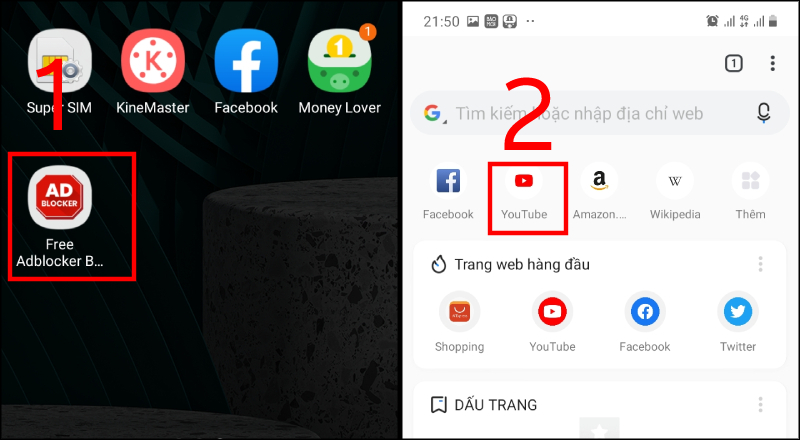 Adblock Browser se loai bo tat ca cac quang cao khoi website