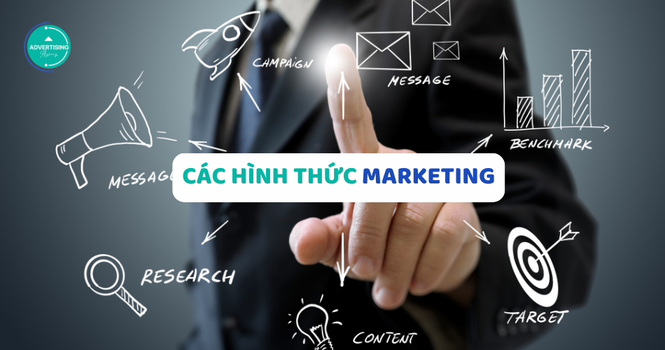 Các hình thức marketing phổ biến nhất hiện nay 2025 các hình thức marketing