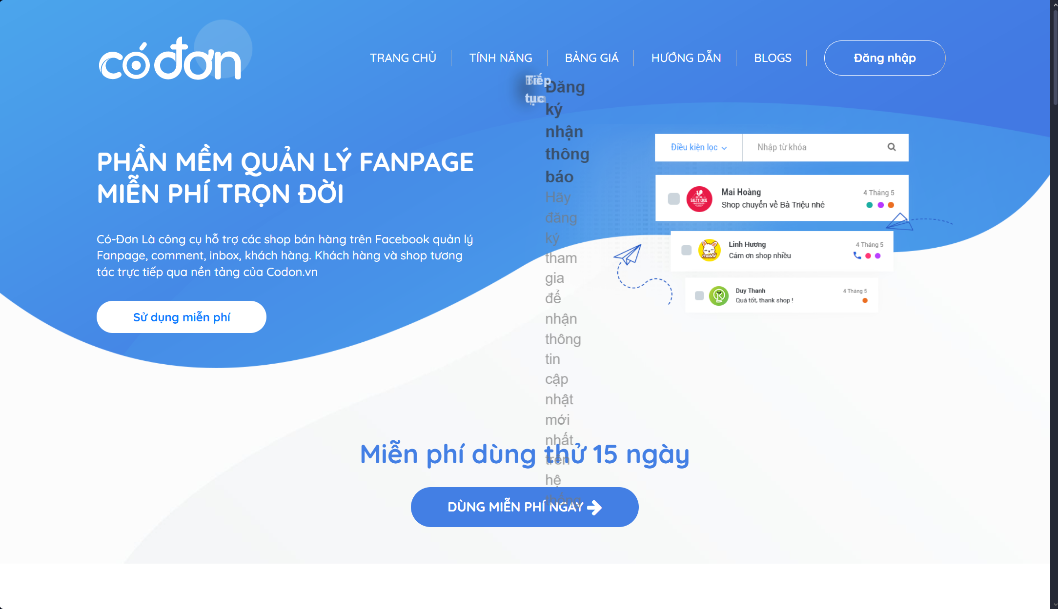 codon.vn phan mem ban hang facebook