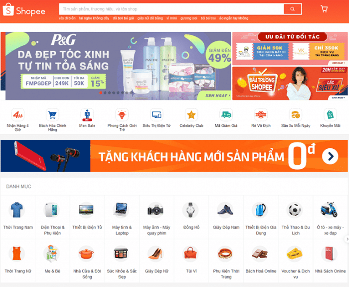 website ban hang online free