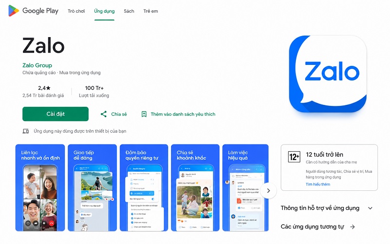 Cách tải Zalo trên điện thoại