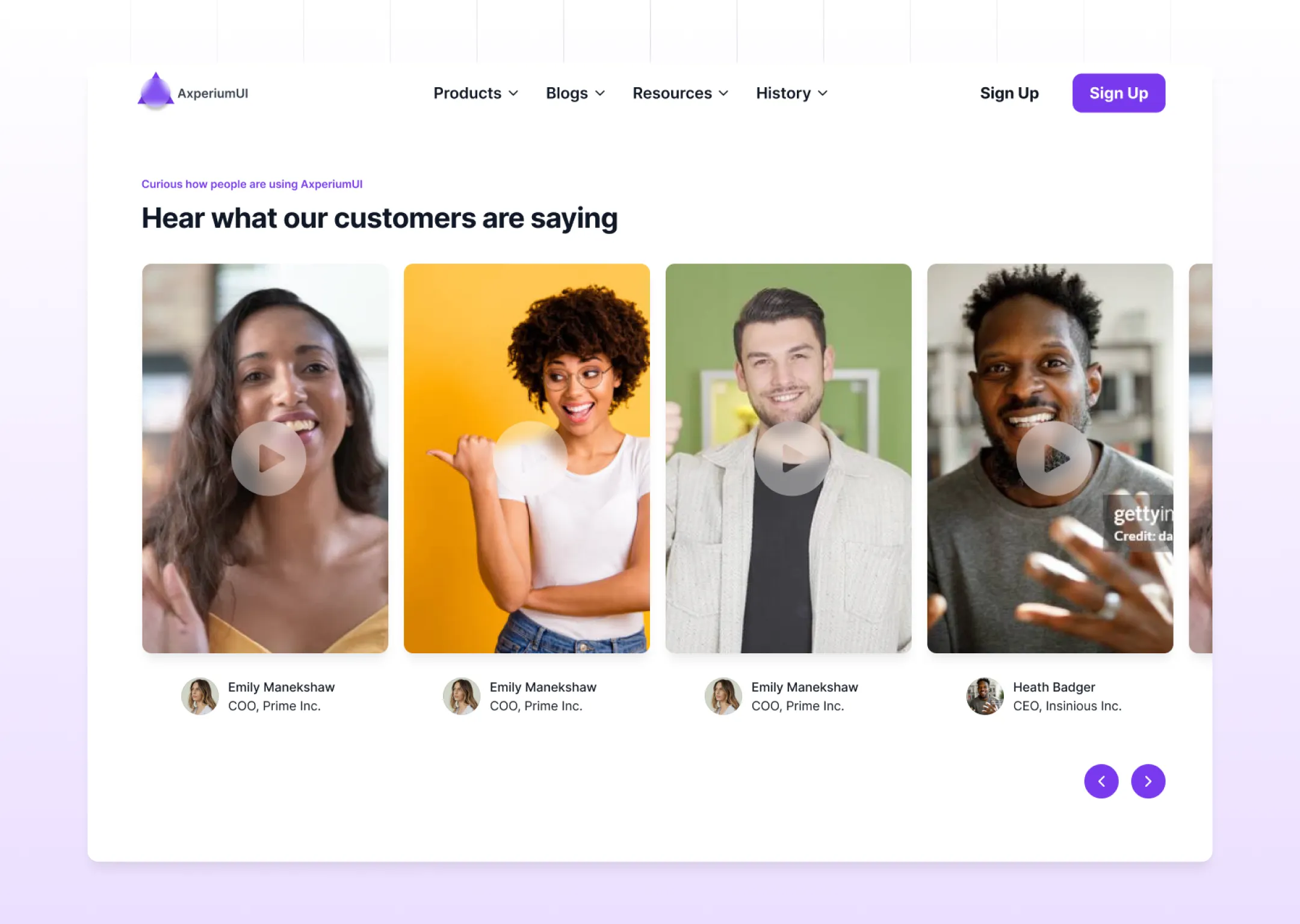 Browse thousands of Video Testimonial images for design inspiration | Dribbble