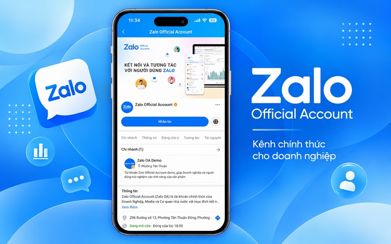 Tài khoản Zalo OA doanh nghiệp