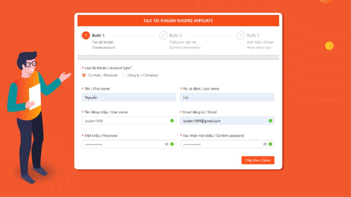 Hướng Dẫn Làm Tiếp Thị Liên Kết Shopee Cho Người Mới từ A-Z Cách đăng ký tài khoản Shopee Affiliate