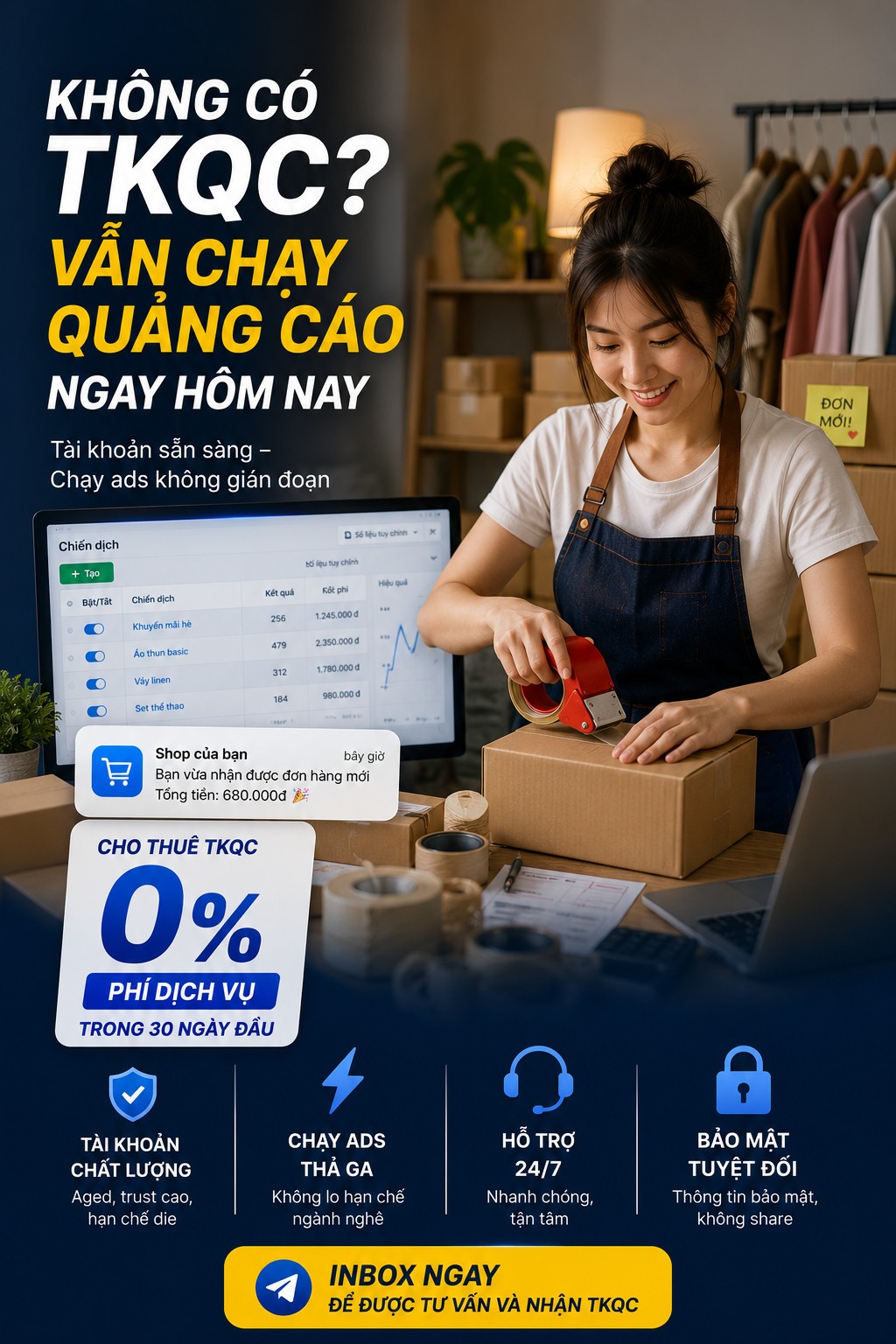 Cho Thuê Tài Khoản Quảng Cáo