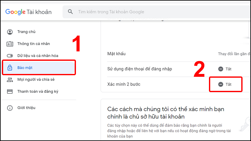 Video] Cách bảo mật 2 lớp Gmail bằng tính năng xác minh 2 bước cực dễ -  Thegioididong.com