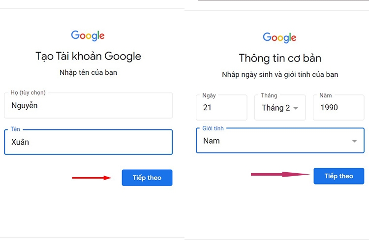 Hướng dẫn chi tiết cách tạo Gmail (Hình 3)