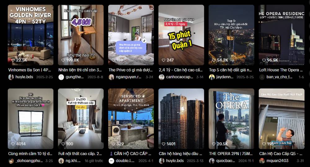 Chiến lược quảng cáo dự án bất động sản mới trên TikTok