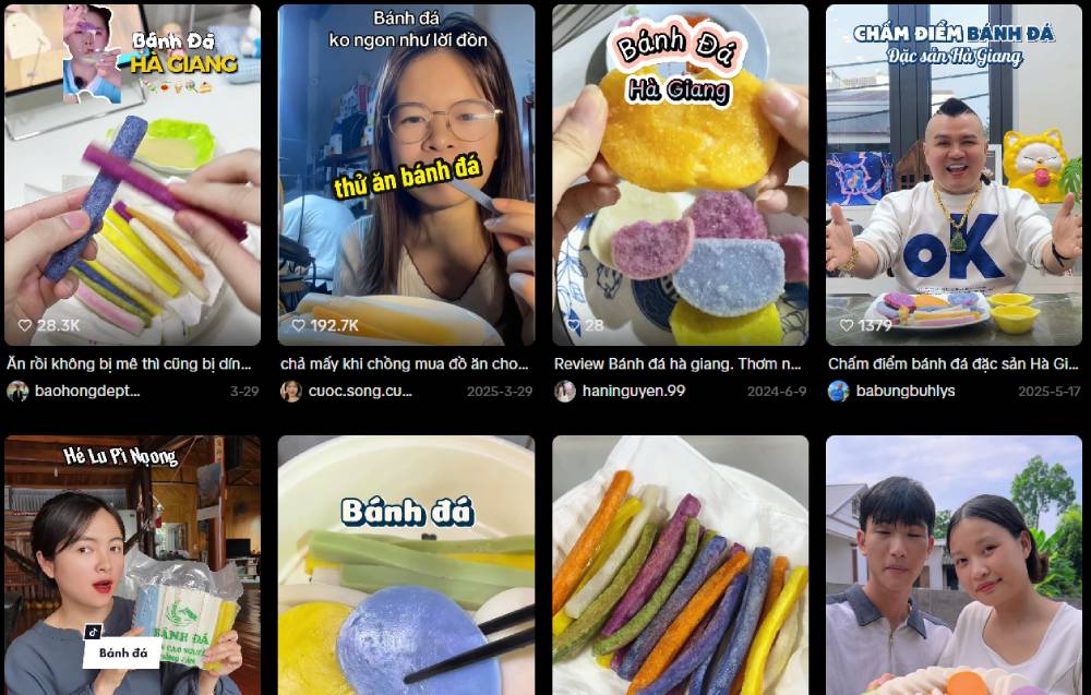 Nền tảng TikTok nổi bật với hình thức thuê KOL ẩm thực để review các đặc sản 