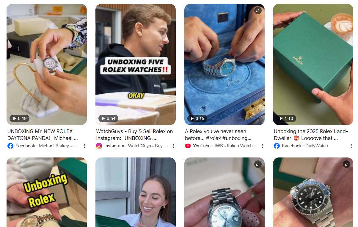 Với mệnh giá càng cao, khách sẽ mong muốn được xem chi tiết sản phẩm hơn thông qua các video quảng cáo