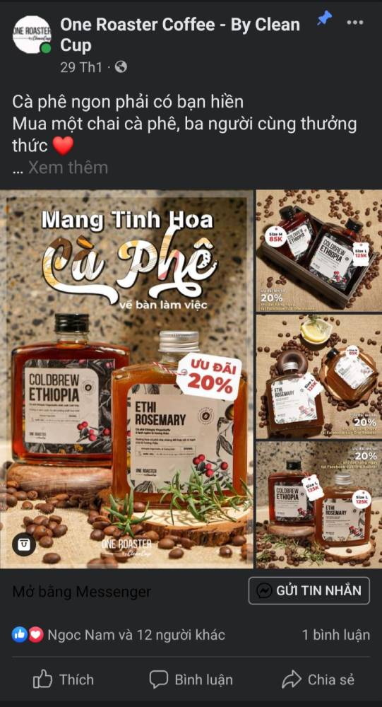 Facebook luôn là lựa chọn của phần lớn mô hình quảng cáo F&B tại Việt Nam