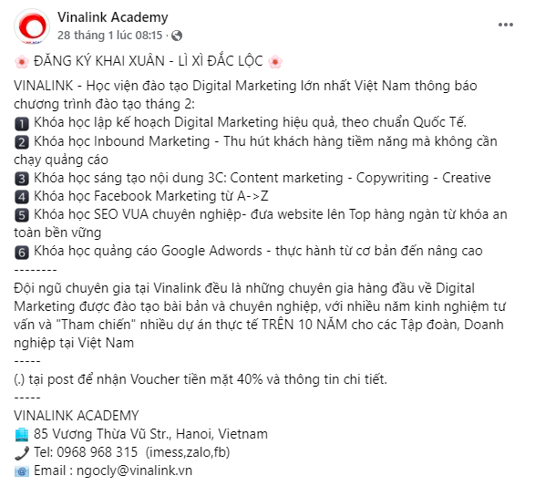 Cách viết content quảng cáo khóa học thu hút học viên