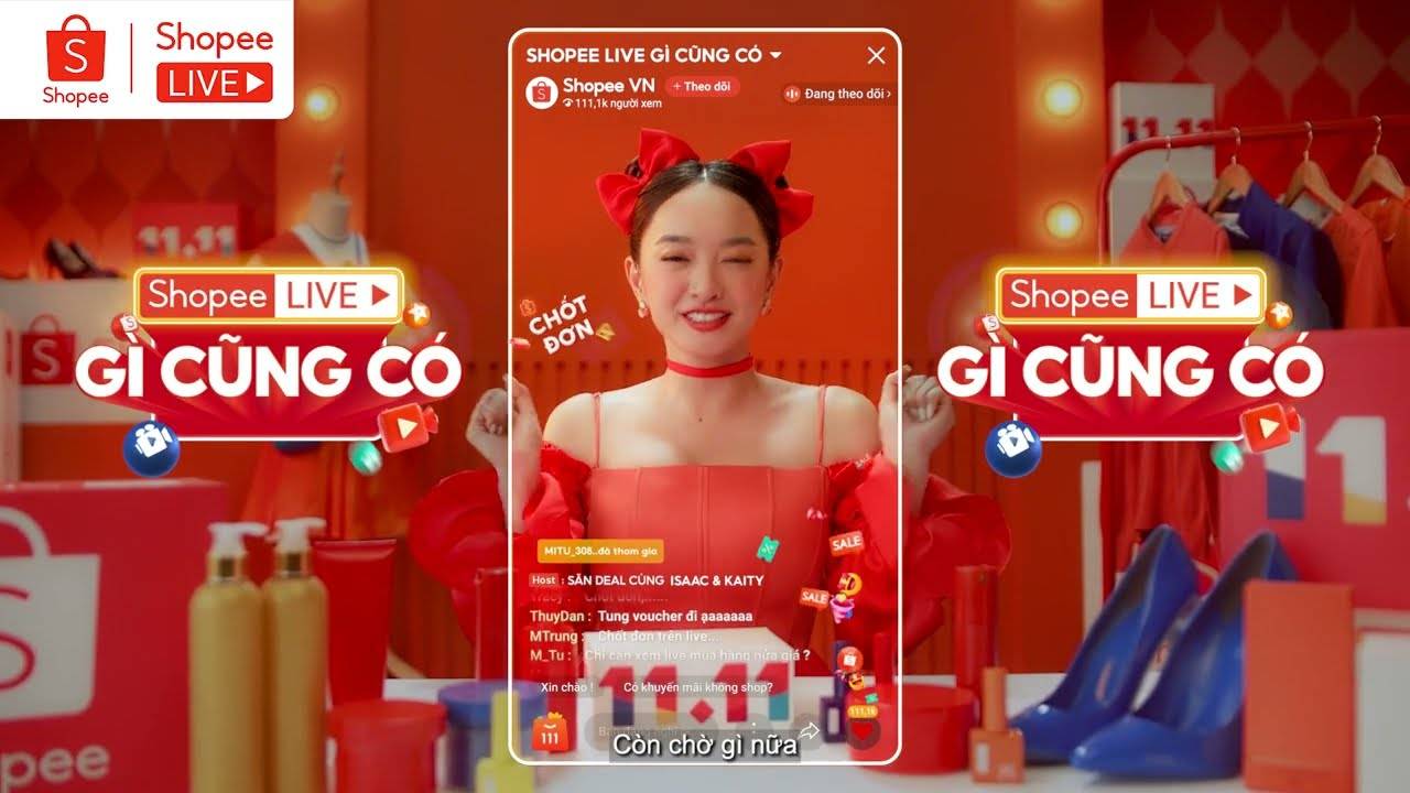 Shopee Live - khách có nhu cầu sẵn, dễ mua ngay