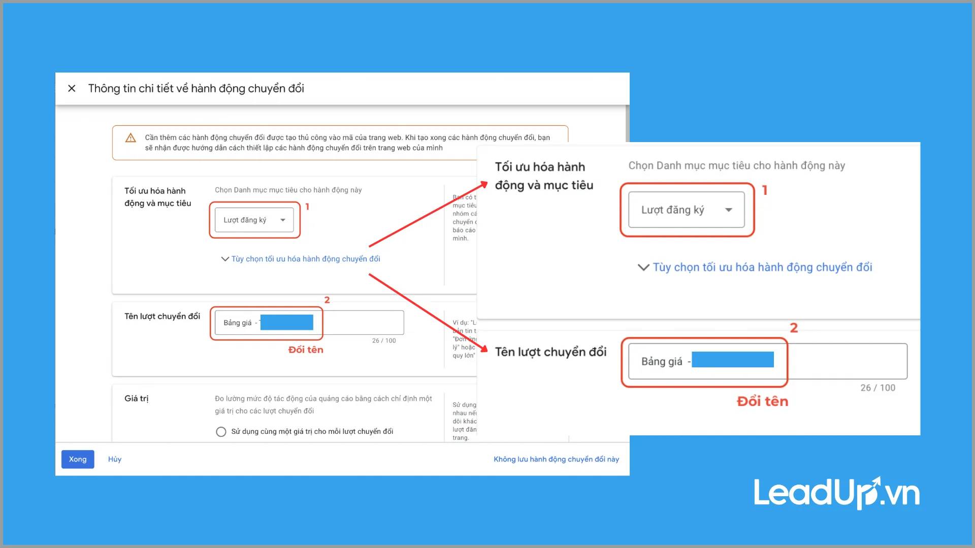 Sử dụng mã theo dõi để phân tích các hành động của người dùng sau khi họ nhấp vào quảng cáo của bạn