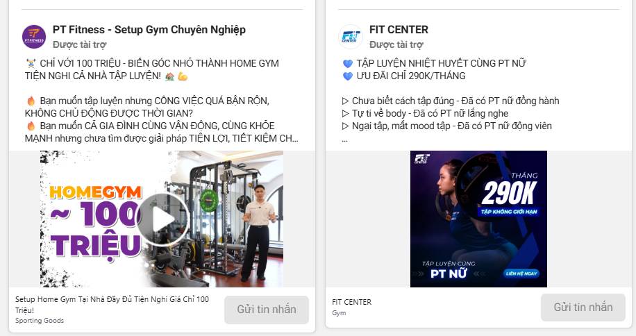 Quảng cáo giúp phòng gym chủ động tiếp cận đúng khách hàng tiềm năng, bứt phá doanh thu