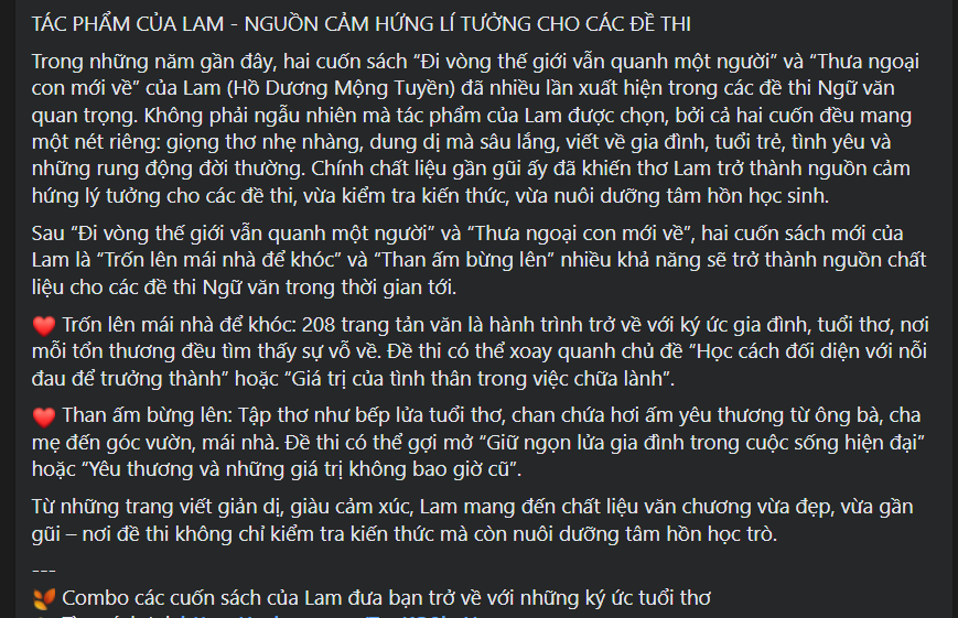 Quảng cáo sách không chỉ mỗi hình ảnh đẹp chỉnh chu, cái chính là content đánh được vào tâm lý của khách 