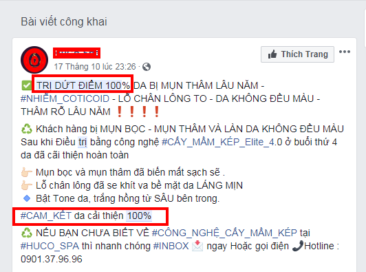 Cách quảng cáo thực phẩm chức năng đúng chính sách, ra đơn ổn định 2 Tuyệt đối KHÔNG ĐƯỢC dùng các cụm từ cam kết quá mức