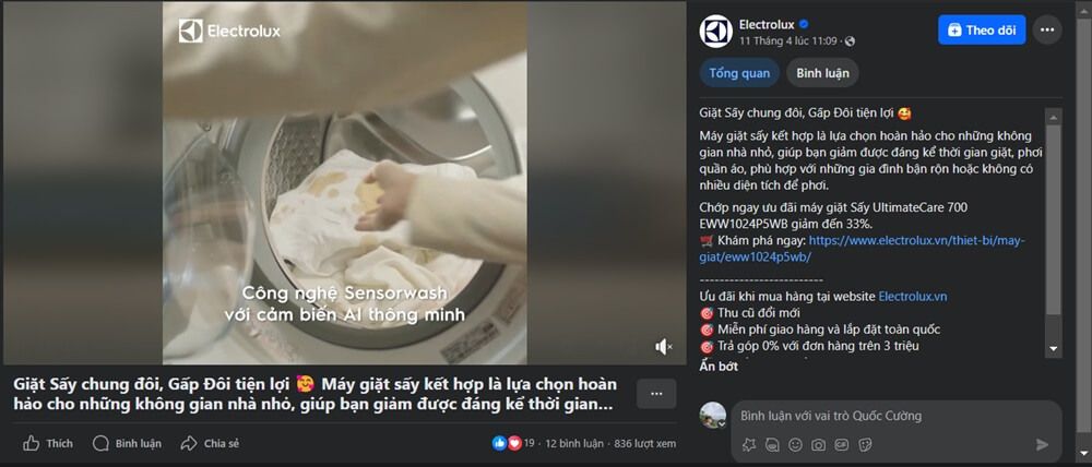 Video demo đi kèm sẽ được khách hàng đánh giá cao và tin tưởng hơn