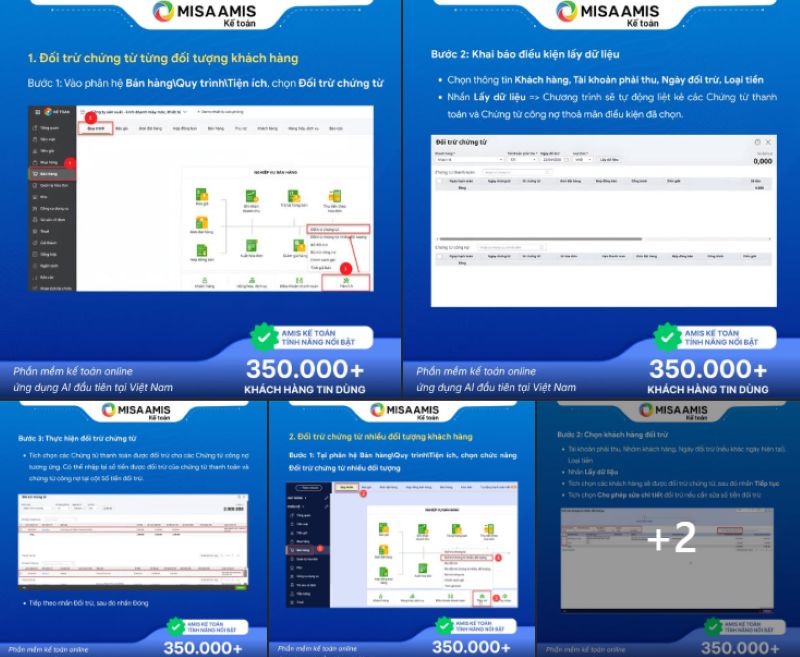 Ví dụ mẫu tổng hợp các thao tác với phần mềm cho khách hàng