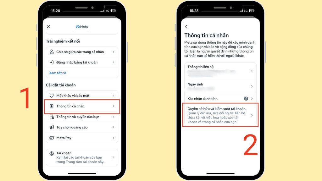 Khóa tạm thời Facebook trên điện thoại (Mobile)
