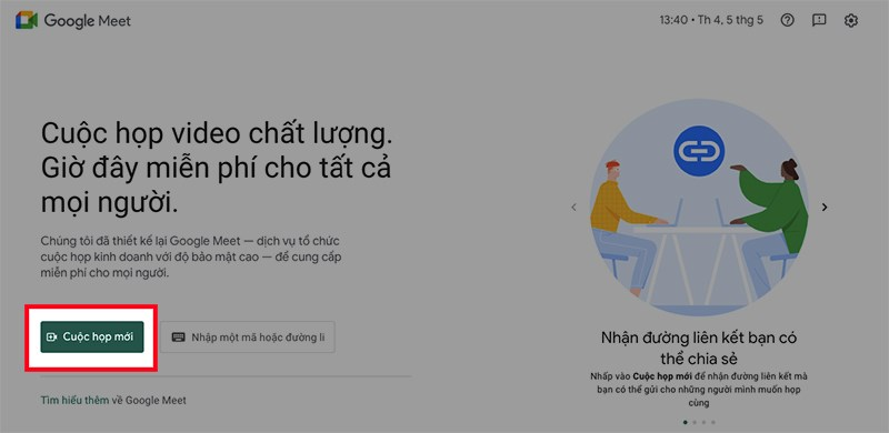 Cách tạo Google Meet: Hướng dẫn từng bước cho người mới