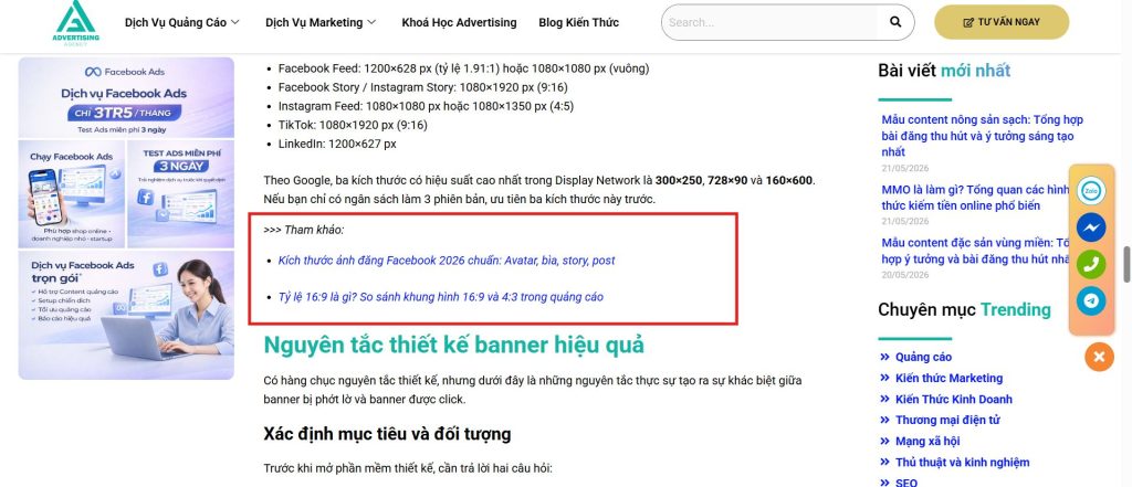 Mẫu CTA cho dạng content blog