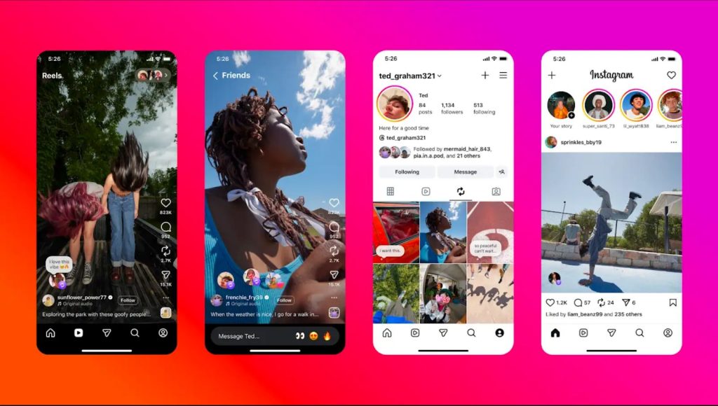 Instagram là một mạng xã hội chuyên chia sẻ hình ảnh và video, hiện thuộc sở hữu của tập đoàn Meta.