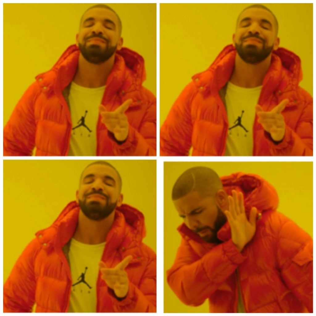 Meme Drake Approving/Disapproving