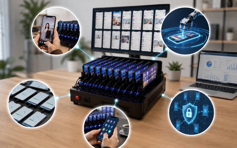 Các chức năng của Box Phone Farm