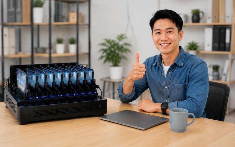 Ưu điểm của Box Phone Farm