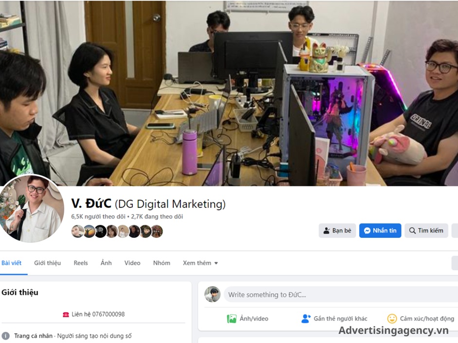 tài khoản quảng cáo via