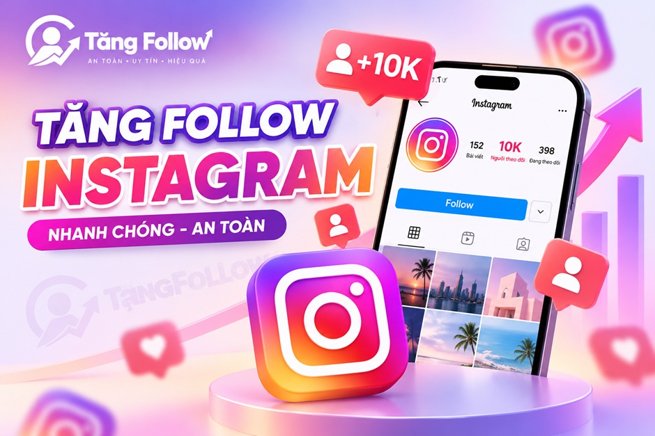 Tăng follow Instagram người thật